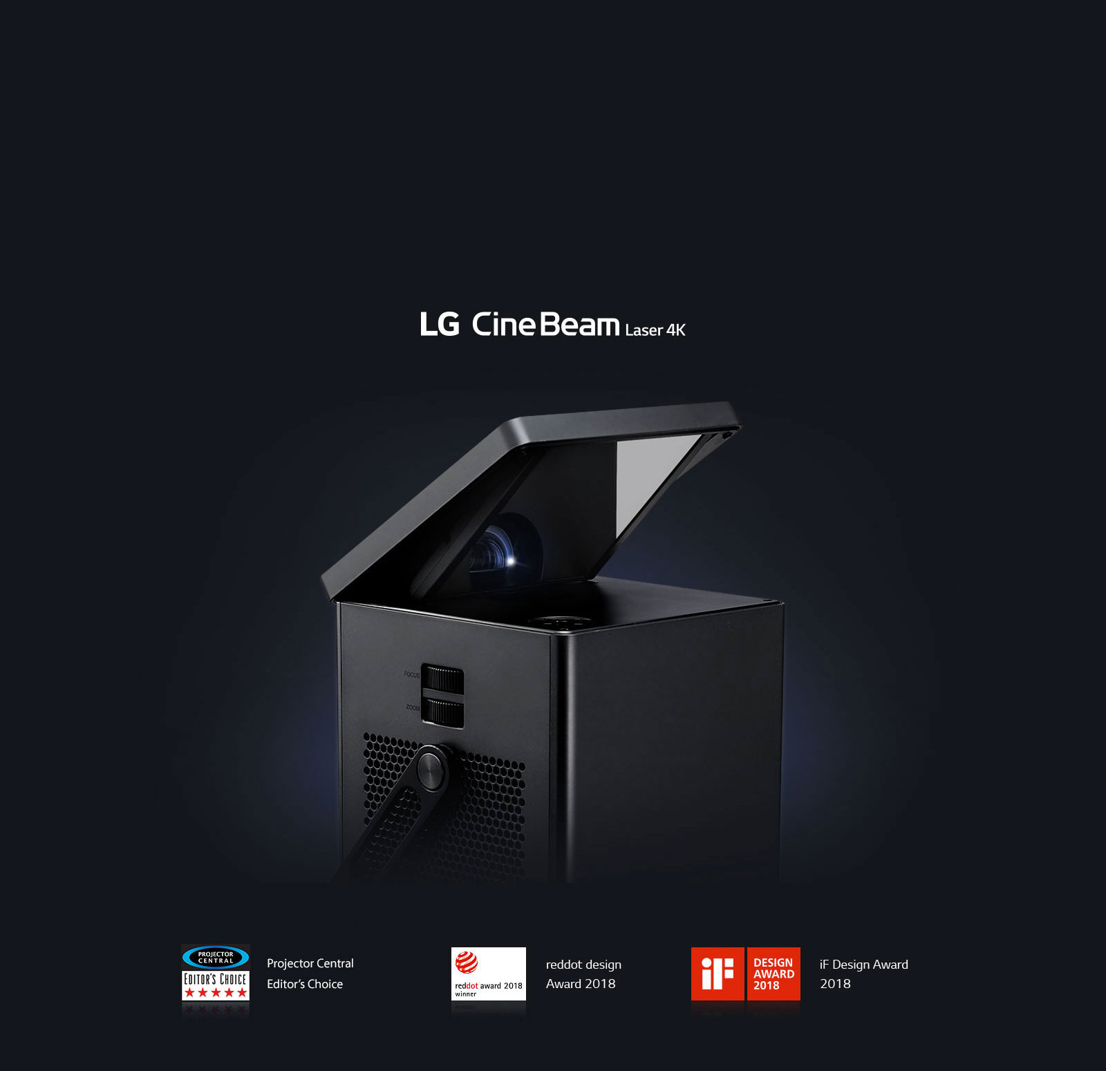 LG HU80KA 4K UHD Laser Smart Home Theater CineBeam Projector