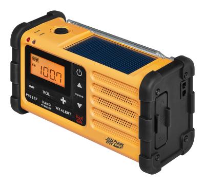 Sangean FM / AM / Weather / Handcrank / Solar / Emergency Alert Radio - MMR-88