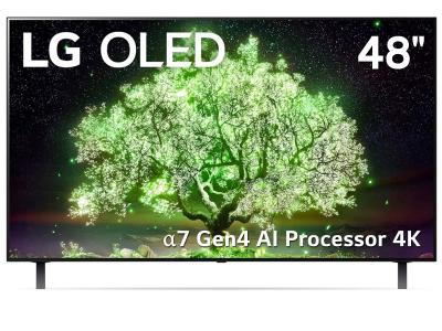 LG OLED 48'' C1 4K Smart TV con ThinQ AI (Inteligencia Artificial),  Procesador α9 Gen4 AI