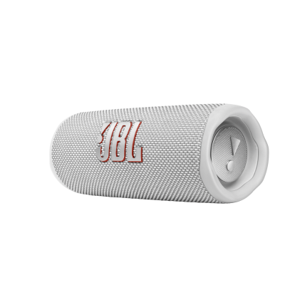 JBL Portable Waterproof Speaker in White - JBLFLIP6WHTAM