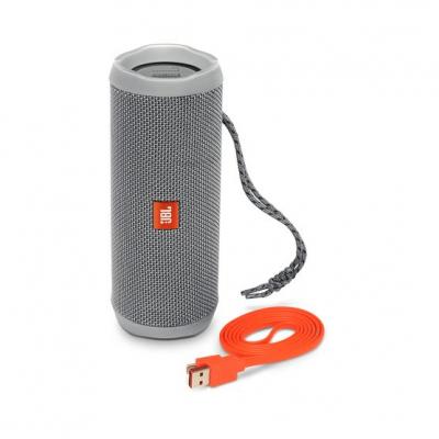 JBL full-featured waterproof portable Bluetooth speaker with surprisingly powerful sound Flip 4 (Bl) JBLFLIP4GRYAM