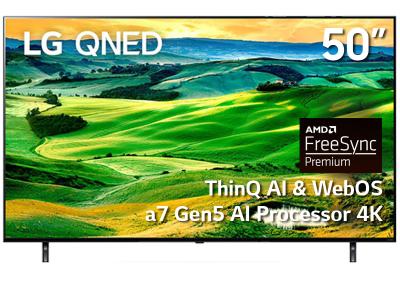 50" LG 50QNED80UQA Quantum Dot Nanocell 4k Ultra HD LED TV