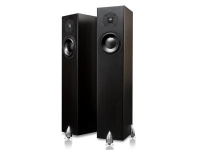 Totem Acoustic Floor Standing Speakers With Customized Drivers In Black Ash - Forest (BA)