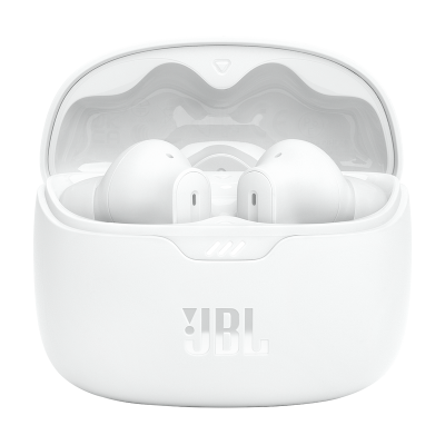 JBL Tune Beam True Wireless Noise Cancelling Earbuds in White - JBLTBEAMWHTAM