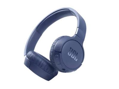 JBL Wireless On-Ear Active Noise-Cancelling Headphones in Blue  - Tune 660NC (Bl)