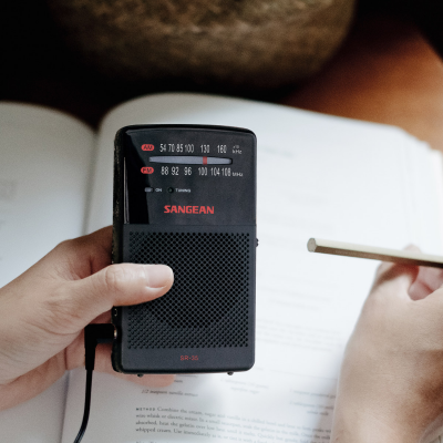 Sangean AM/FM Analog Pocket Radio - 14‐SR35