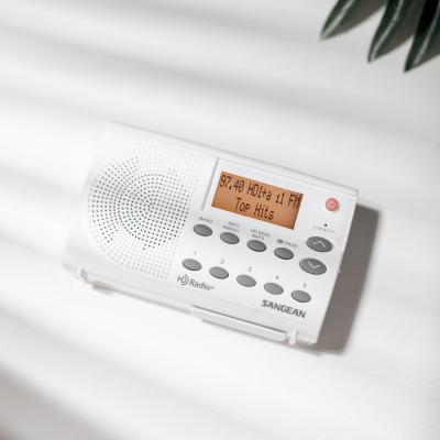 Sangean HD / AM / FM-RBDS Radio in White-Gray - 24-SG108