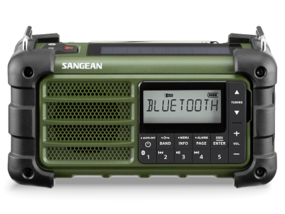 Sangean AM / FM-RDS / AUX / Bluetooth Multi-Powered Digital Tuning Radio - 14‐MMR99