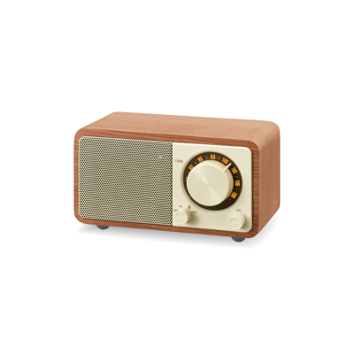 Sangean FM / Bluetooth / AUX Wooden Cabinet Radio in Walnut - 14-WR7WL
