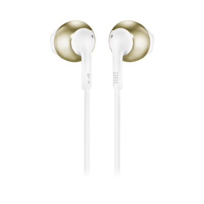 JBL TUNE 205BT Wireless Earbud Headphones In Champagne Gold - JBLT205BTCGDAM