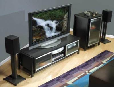 Sanus Steel Series Bookshelf Speaker Stand - SF34-B1