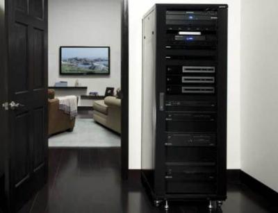 Sanus AV Rack 36U Component Rack For Home Theater Equipment - CFR2136-B1
