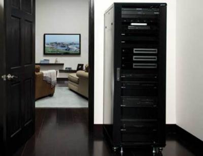 Sanus AV Rack 36U Component Rack For Home Theater Equipment - CFR2136-B1
