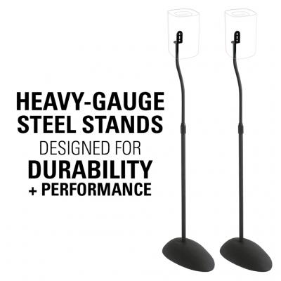 Sanus Adjustable Speaker Stands for Satellite Speakers - HTB3-B3