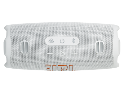 JBL Charge 6 Portable Speaker with AI Sound Boost in White - JBLCHARGE6WHTAM