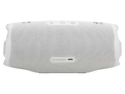 JBL Charge 6 Portable Speaker with AI Sound Boost in White - JBLCHARGE6WHTAM