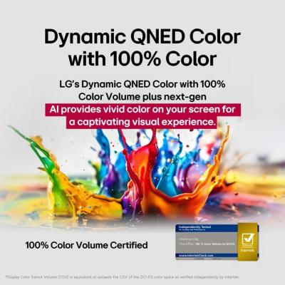 75" LG 75QNED9MAUA QNED Evo AI MiniLED 4K Smart TV 2025