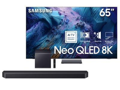 65" Samsung 8K AI TV + Q-series Soundbar Bundle - QN65QN990FFXZC-HW-Q900F