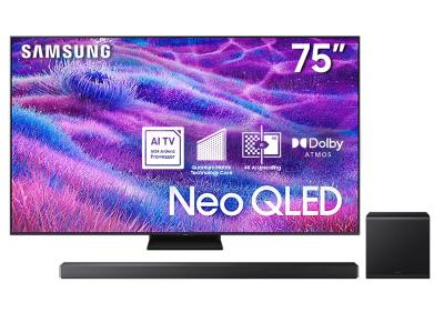 75" Samsung Neo QLED 4K TV + Q-Series Soundbar - QN75QN82FAFXZC-HW-QS700F/ZC
