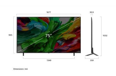 75" LG QNED evo AI QNED85 MiniLED 4K Smart TV 2025 - 75QNED85AUA
