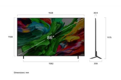 86" LG 86QNED85AUA QNED evo AI MiniLED 4K Smart TV 2025