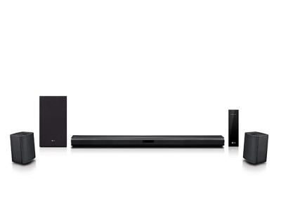 LG 4.1 ch Sound Bar Surround System with Wireless Surround Sound Speakers - SJ4R