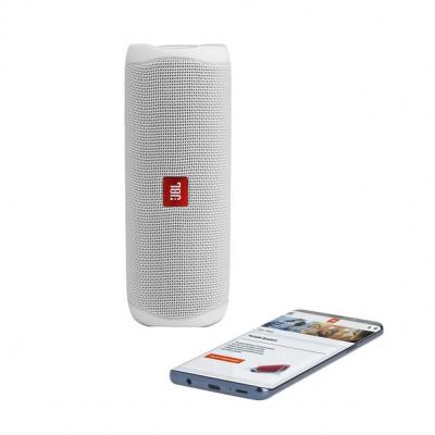 JBL FLIP 5 Portable Waterproof Speaker - JBLFLIP5WHTAM