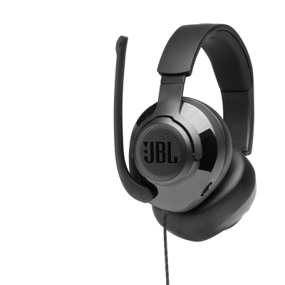 JBL Quantum 200 Wired Over-Ear Gaming Headset with Flip-Up Mic - JBLQUANTUM200BLKAM