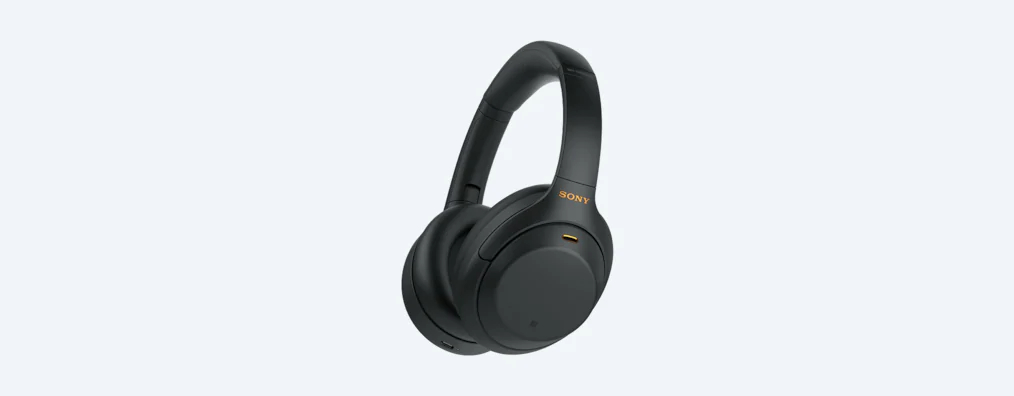 Sony - WH-1000XM4 Wireless Noise-Cancelling Over-the-Ear Headphones - Black