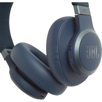JBL Wireless Over-Ear NC Headphones Live 650BTNC Blue - JBLLIVE650BTNCUAM