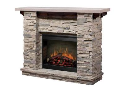 Dimplex Fireplaces Featherston Natural Man-Made Stone Mantel - DM26-1152LR