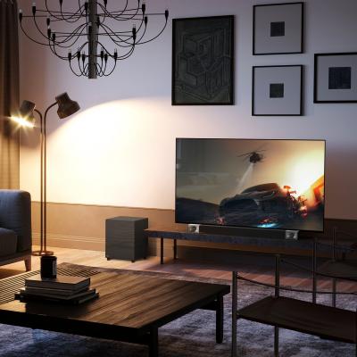 Klipsch Sound Bar and Wireless Subwoofer in Black - CINEMA400